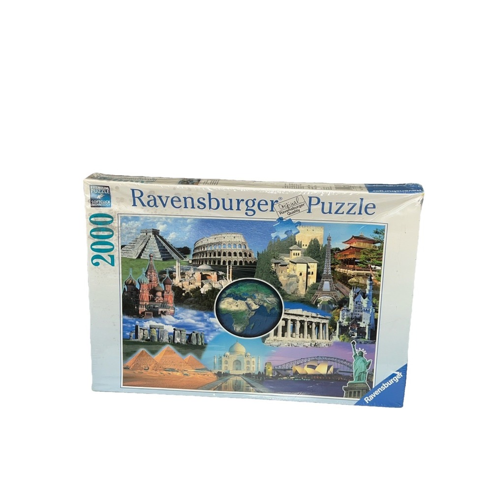 Ravensburger 2000 Piece Puzzle New Wonders of the World 2007 Made in‎ Germany